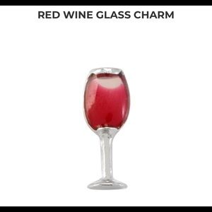 Origami Owl red wine charm